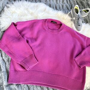 Quince Boyfriend Crew Sweater L